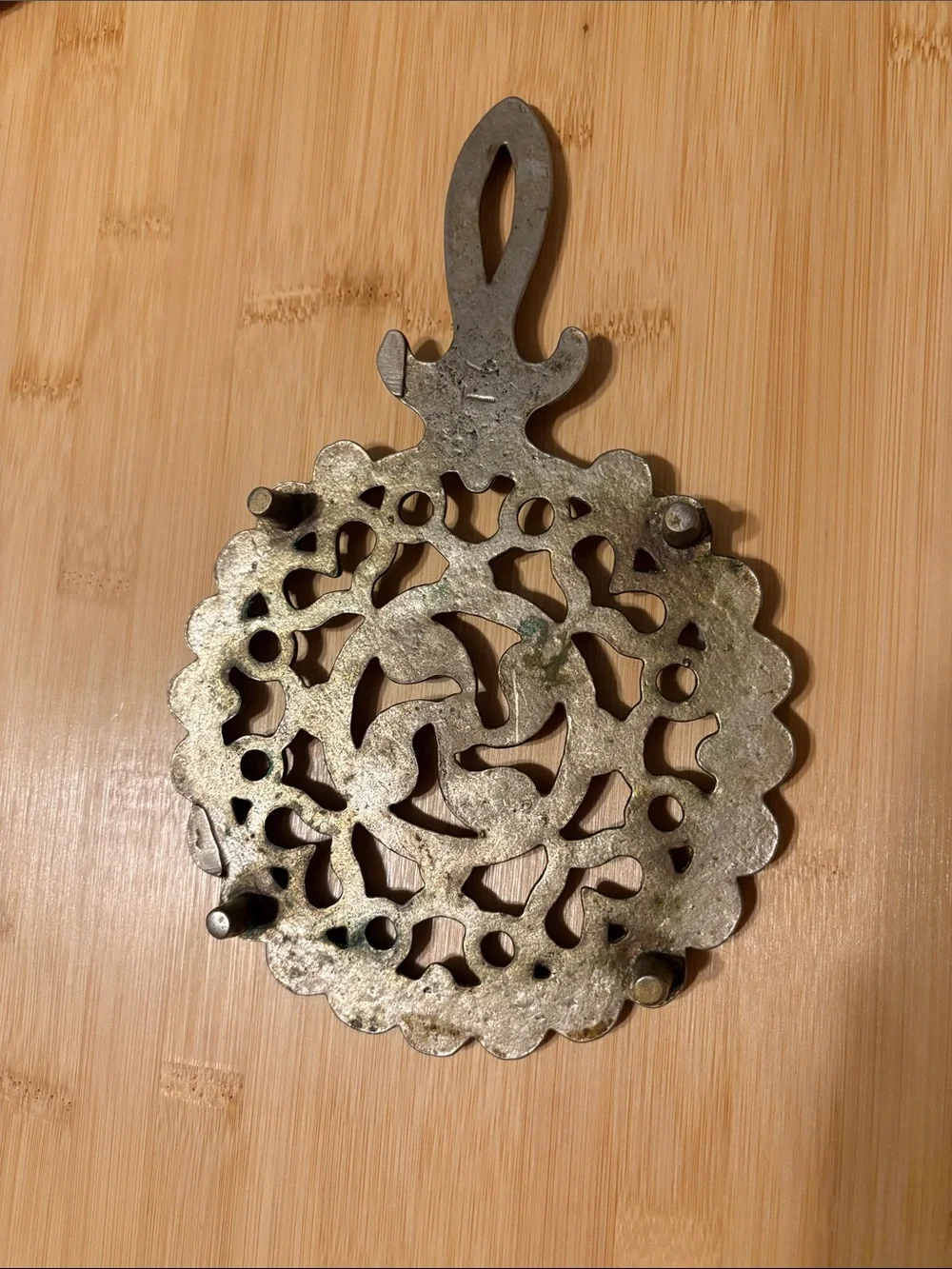 Source Unknown ornate round